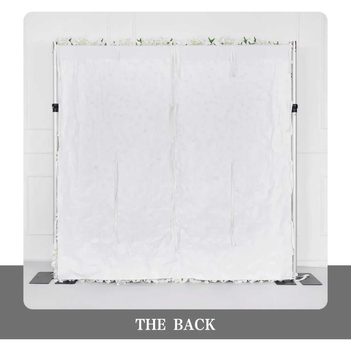 Uflower Artificial White Flower Wall Wedding Backdrop Decor SET80113 - Uflower