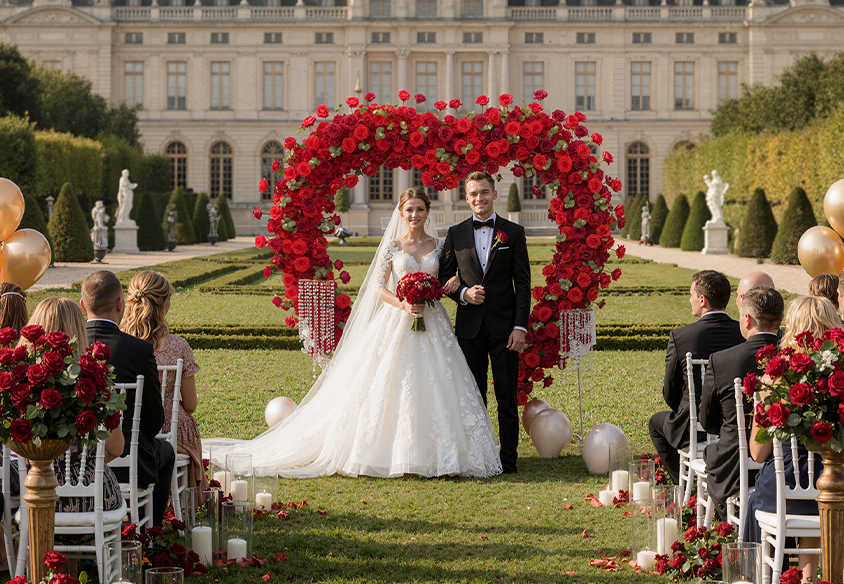 Red Burgundy Wedding Theme: Elegant Decor Inspiration - Uflower
