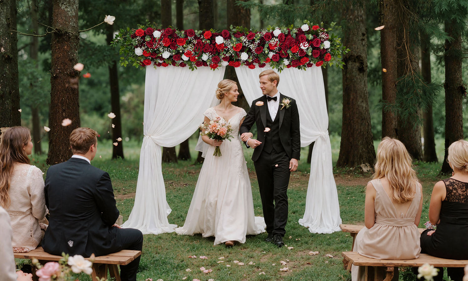A Fiery Kiss: Defining Your Autumn Wedding with Red Florals - Uflower