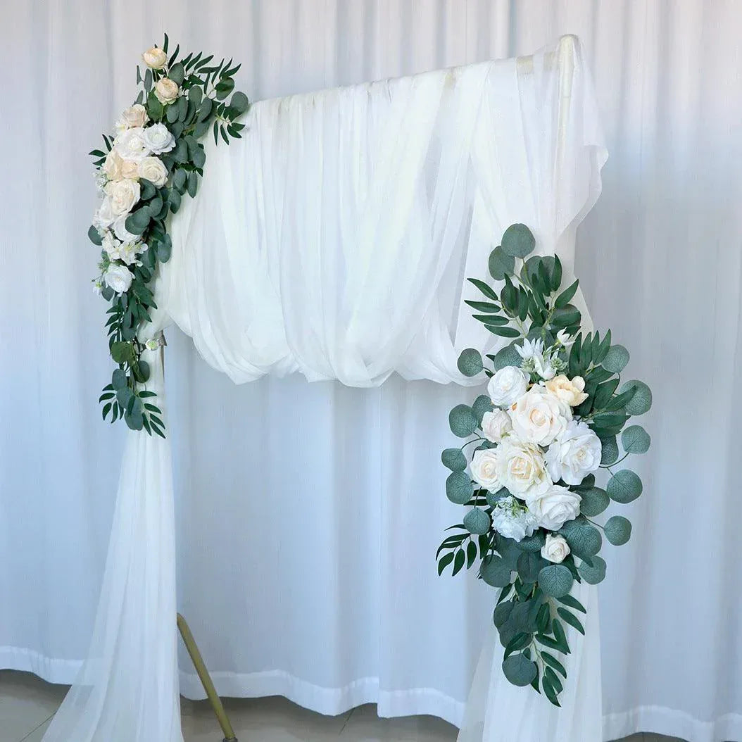 2023 new wedding arch flower decoration Mori outdoor wedding scene decoration - Uflower