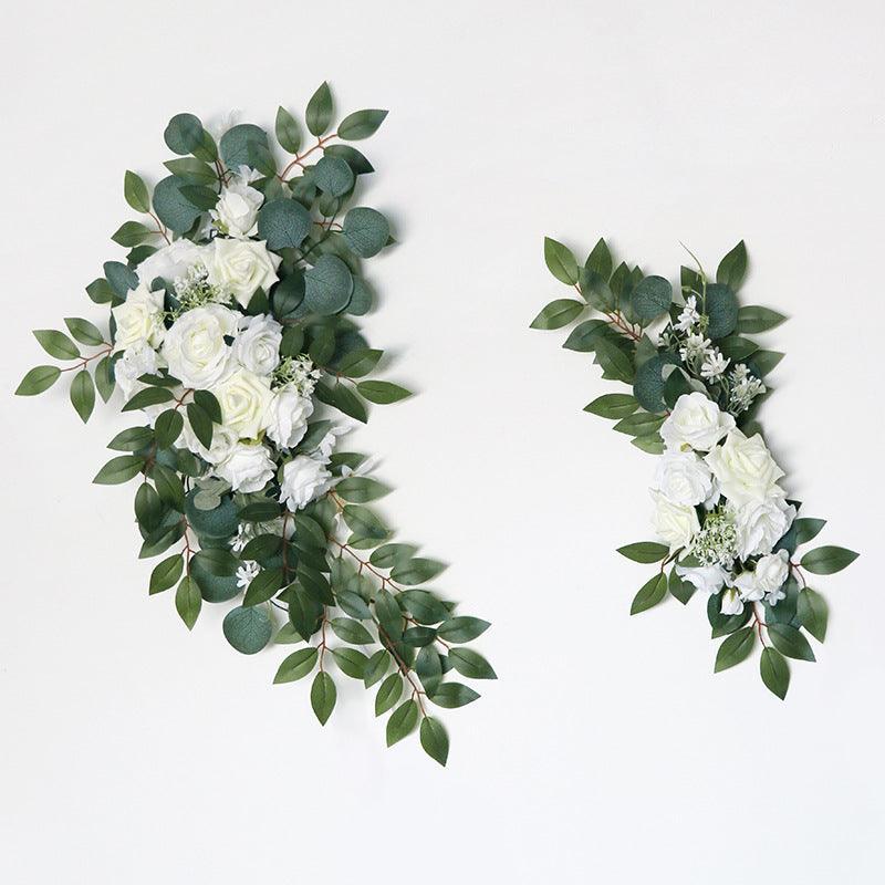 Simulation Flower Wedding Background Arch Welcome Area Decoration Outdoor Flower Gate - Uflower