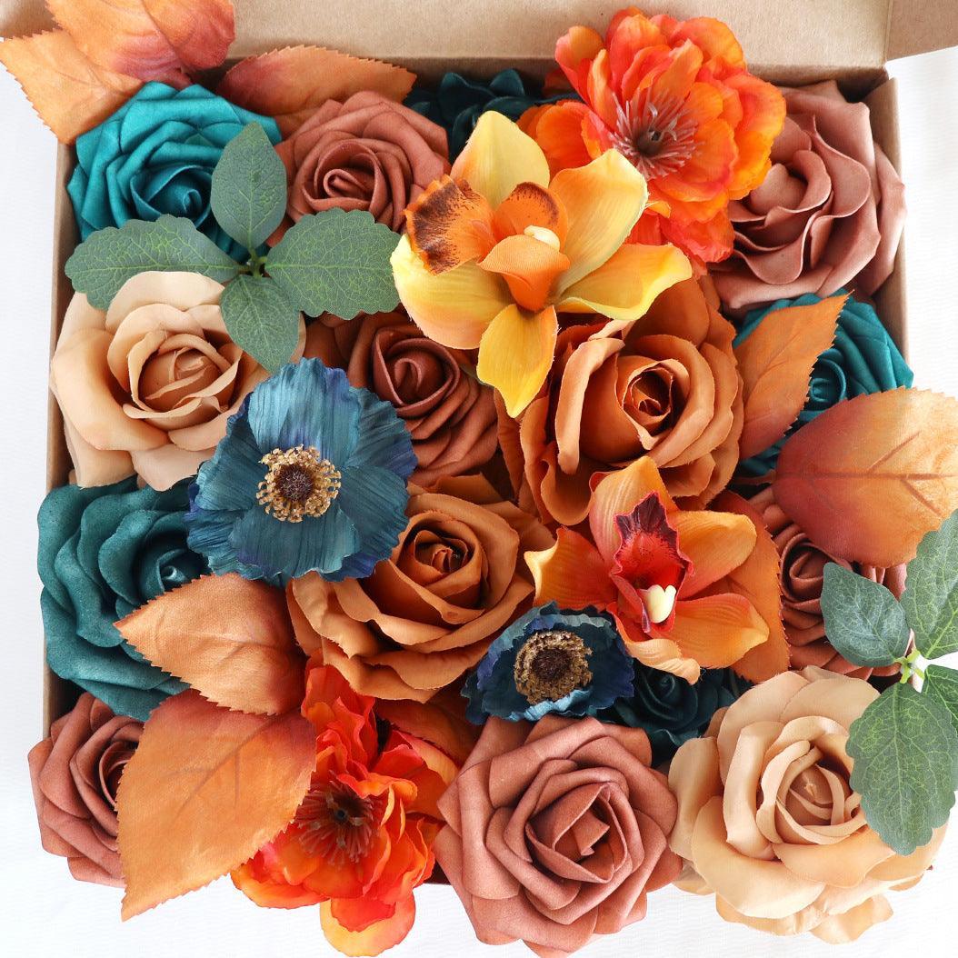 New Simulation Rose Boxed Flowers Valentine's Day Birthday Gift Flower Box Diy - Uflower