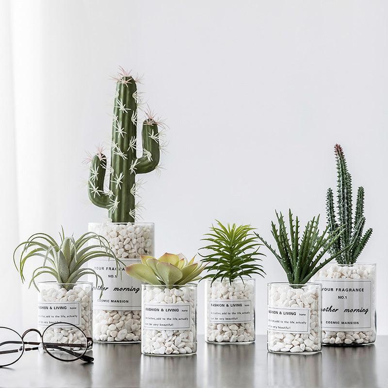 Simulated succulent home entrance living room decorations - Uflower