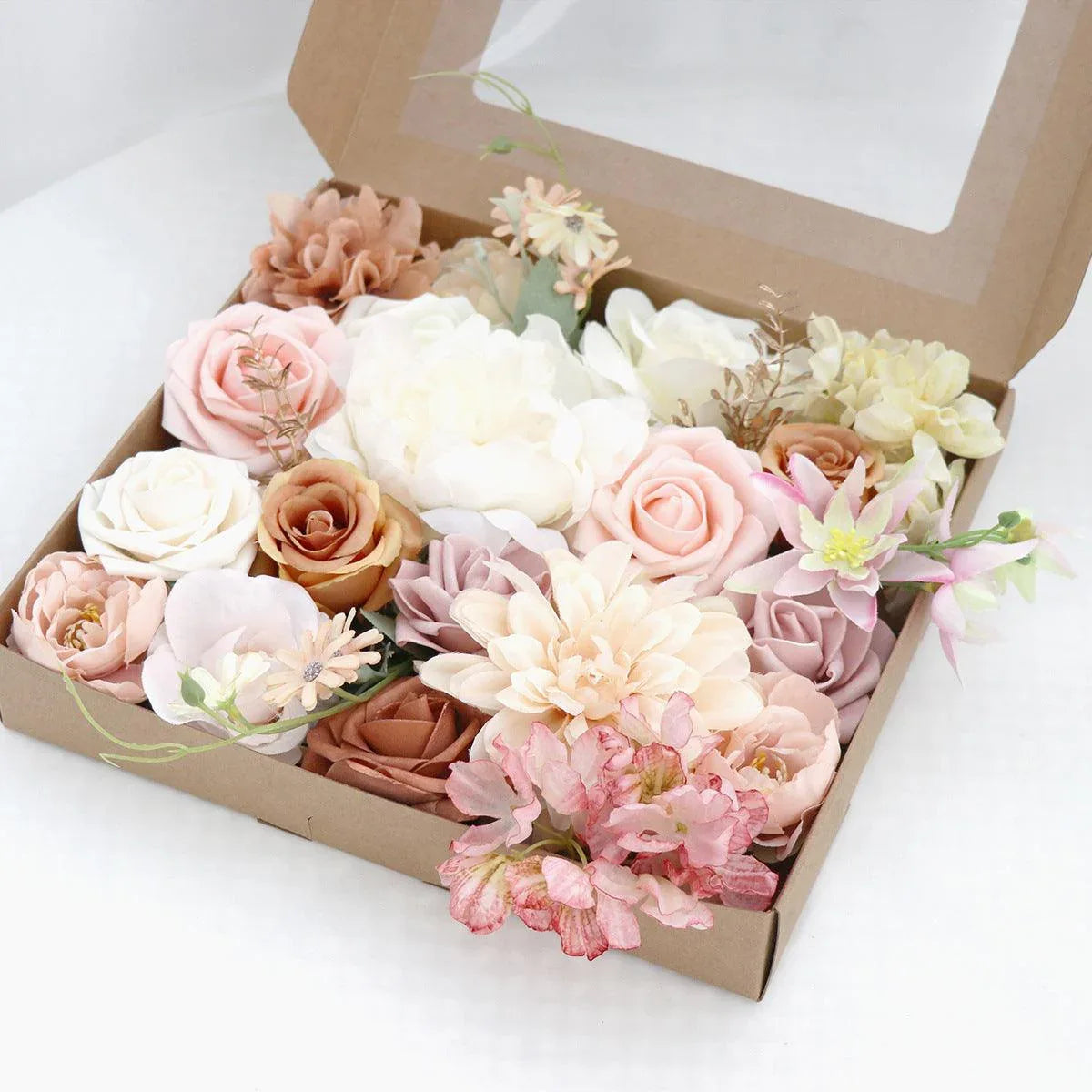 DIY Gift Boxed Simulation Flower Box Wedding Birthday Party Accompanying Gift Boxed Flowers - Uflower