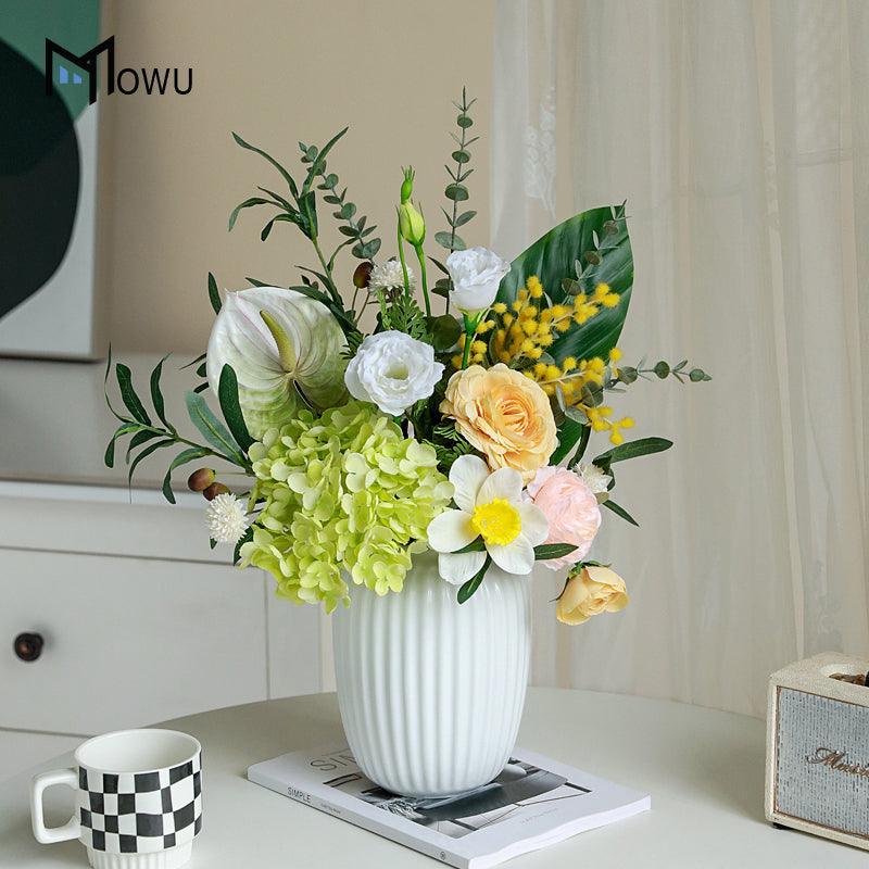 Simulation flower bouquet arrangement living room table decoration flower set floral arrangement - Uflower