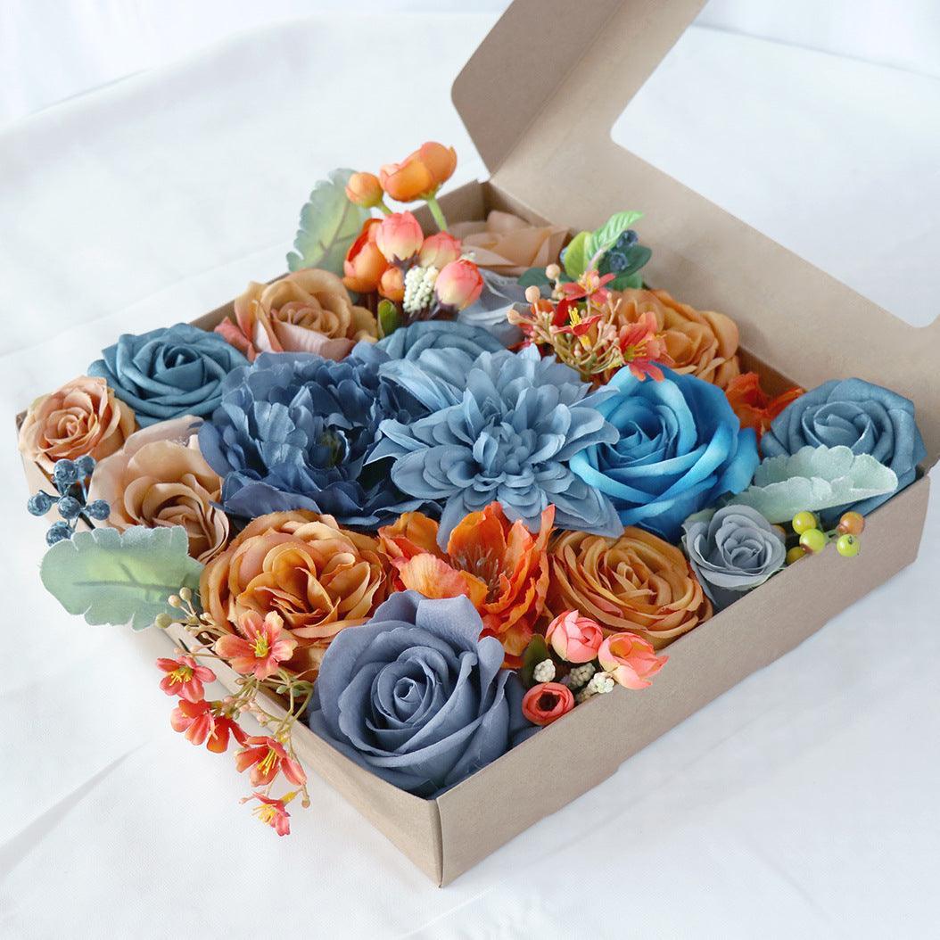New European Style Boxed Flowers Wedding Birthday Party Simulation Gift Flower Boxes - Uflower