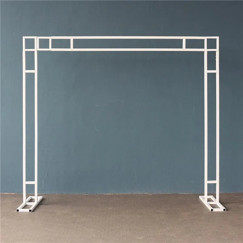 Electroplated Adjustable double ring Wedding Flower Stand - Uflower