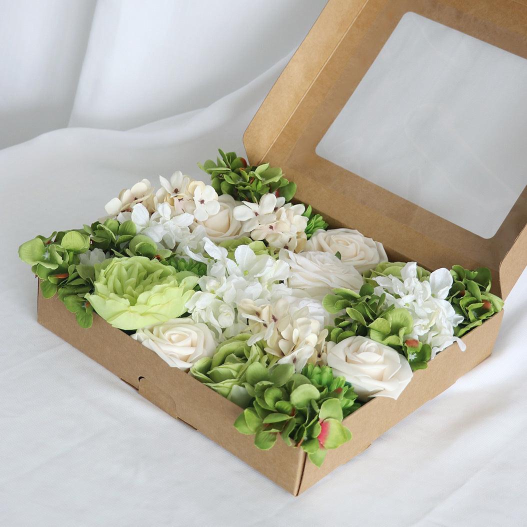Wedding Diy Bridal Bouquet Boxed Flowers Wedding Birthday Party Favor - Uflower