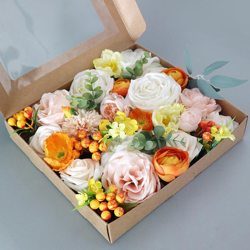 Simulation flower box wedding valentine's day hand bouquet gift box birthday teacher's day gift box - Uflower
