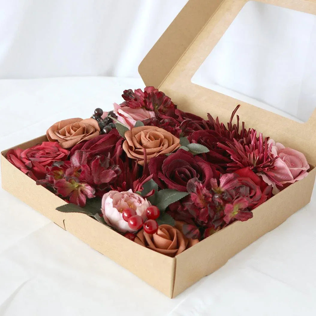 Simulation Boxed Flowers Proposal Birthday Party Gift Flower Box Bridal Bridesmaid Hand Bouquet - Uflower