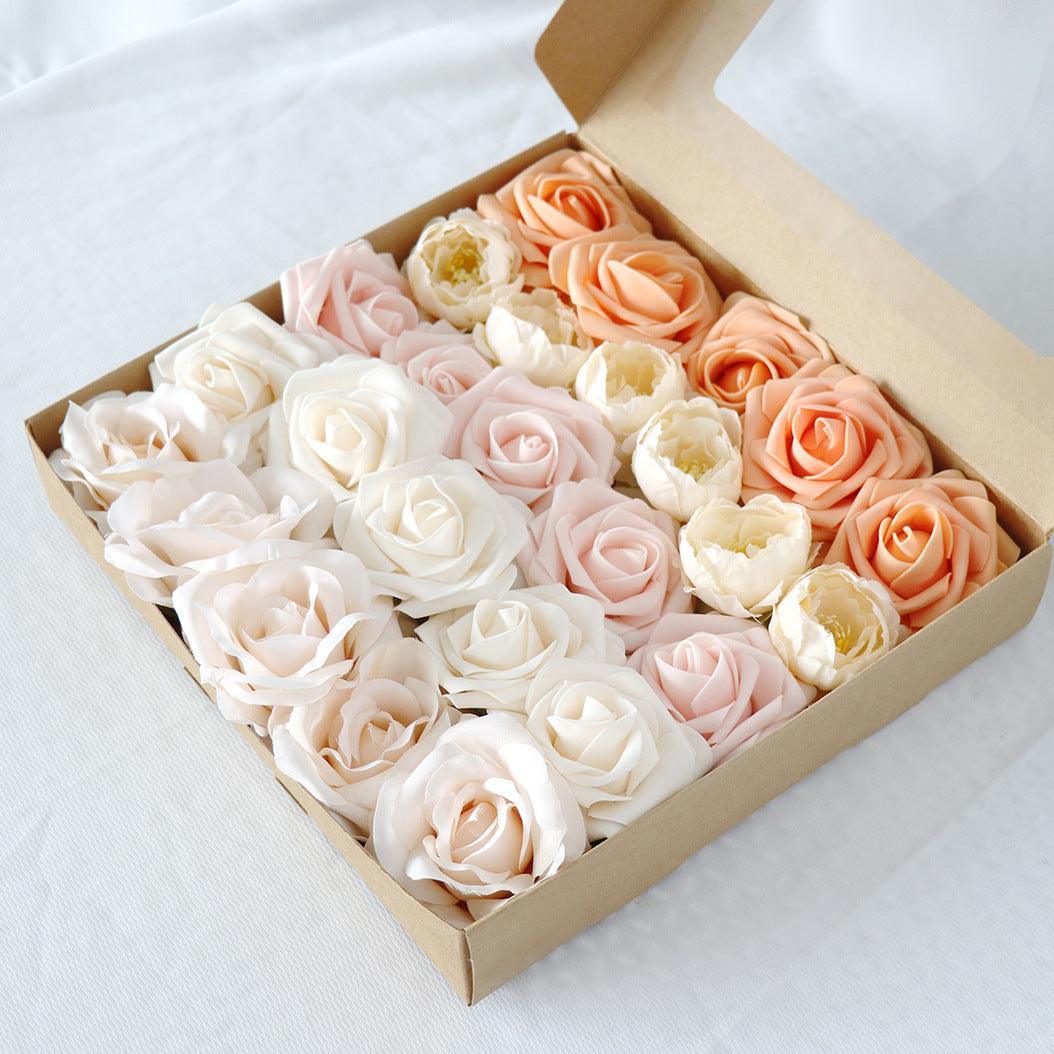 European wedding gift boxed flowers simulation rose box Valentine's Day birthday gift box flower wedding - Uflower