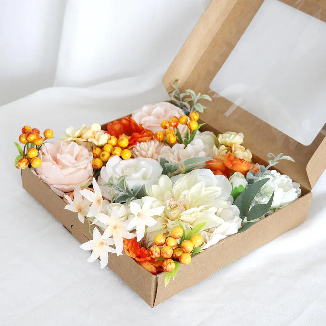 European Simulation Flower Boxed Bouquet Valentine's Day Birthday Gift Box Flower Box - Uflower