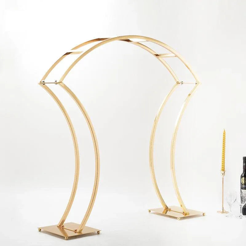 Small Arch Main Table Flower Ware Iron Flower Frame Wedding Props - Uflower