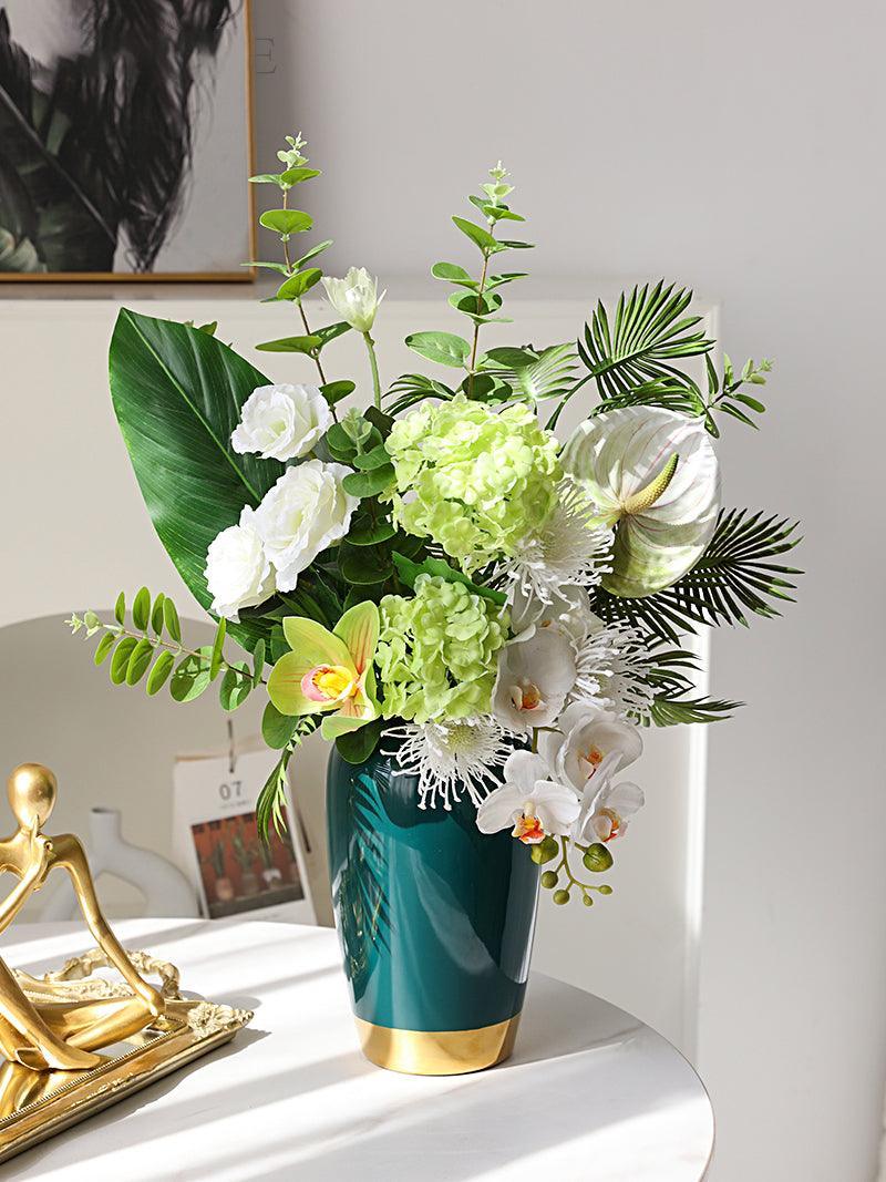 Simulation flowers fake flowers living room furnishings high-grade table arrangement floral art ornaments - Uflower