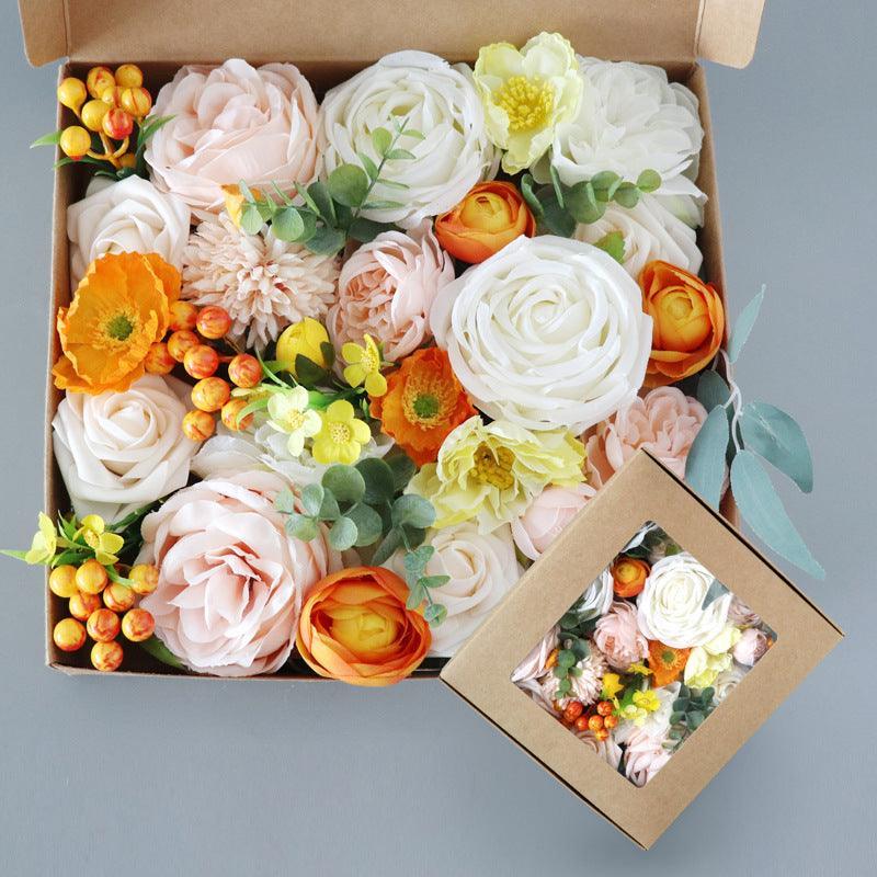 Simulation flower box wedding valentine's day hand bouquet gift box birthday teacher's day gift box - Uflower