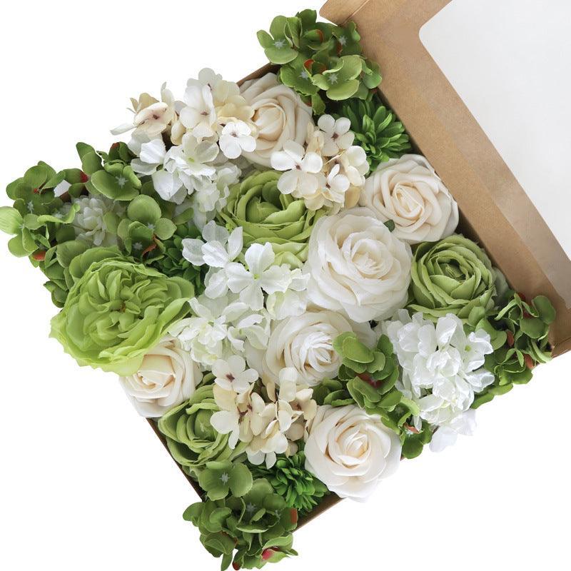 Wedding Diy Bridal Bouquet Boxed Flowers Wedding Birthday Party Favor - Uflower