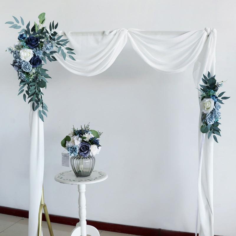 Mori wedding arch decoration corner flower stage background flower simulation wedding arrangement - Uflower