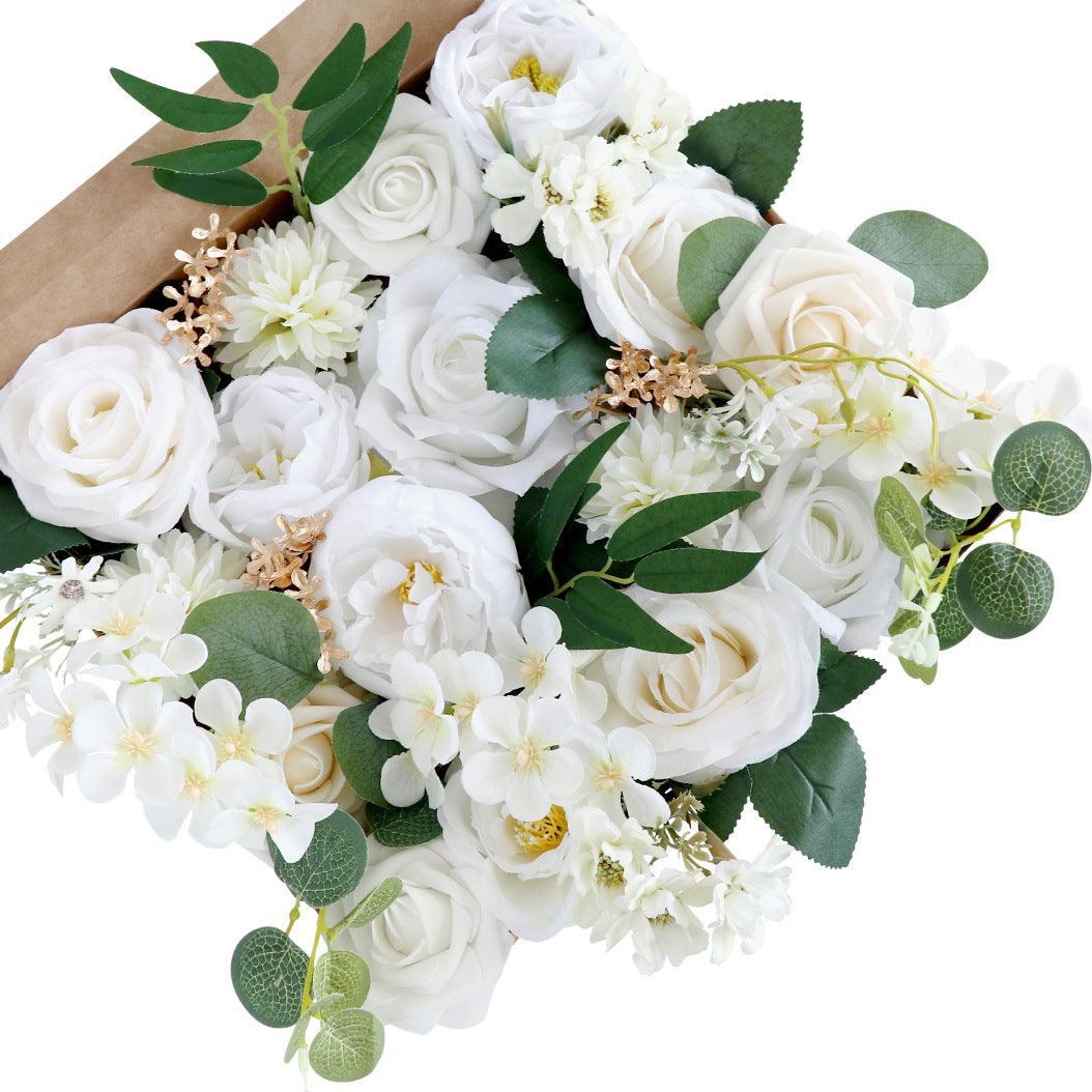 New boxed flowers simulation flowers wedding atmosphere decoration props outdoor decoration gift box flowers - Uflower