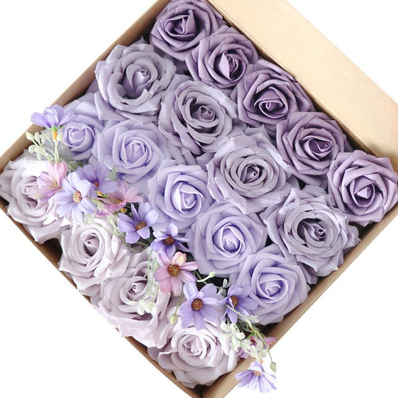 Wedding Boxed Flowers Birthday Party Simulated Flowers Gift Flower Boxes - Uflower