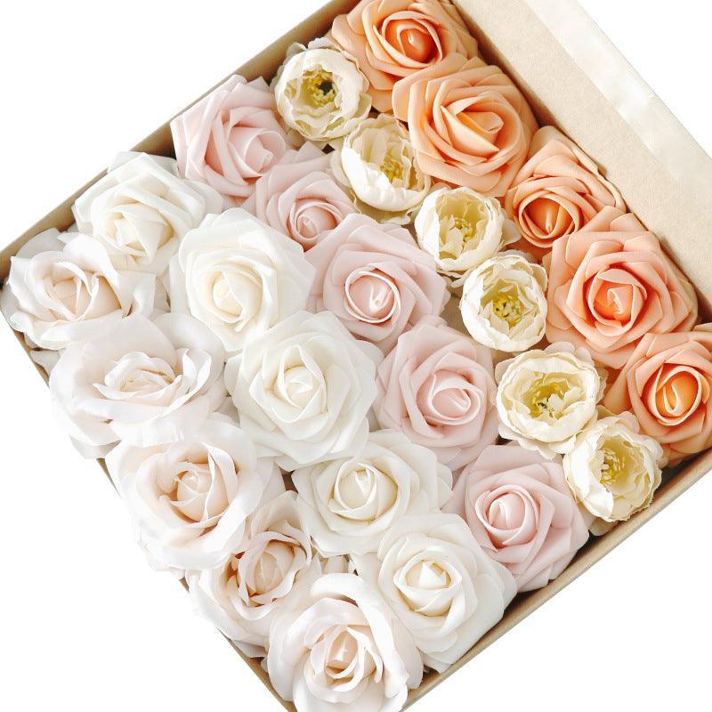 European wedding gift boxed flowers simulation rose box Valentine's Day birthday gift box flower wedding - Uflower