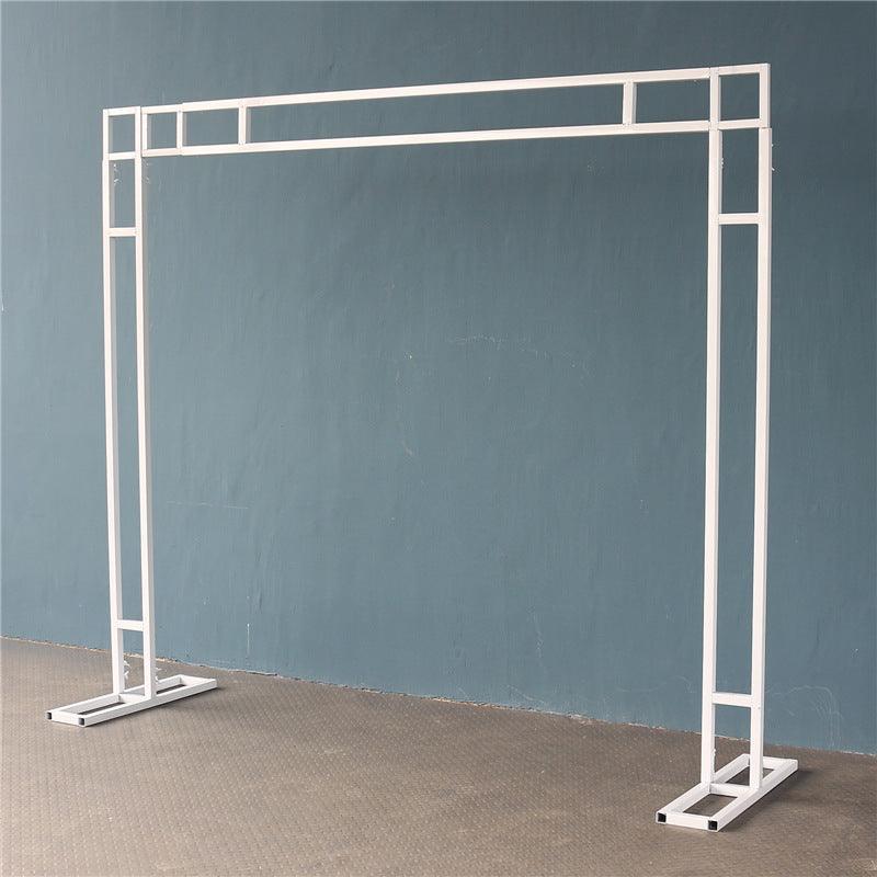 Electroplated Adjustable double ring Wedding Flower Stand - Uflower