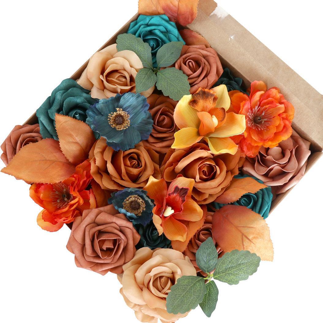 New Simulation Rose Boxed Flowers Valentine's Day Birthday Gift Flower Box Diy - Uflower