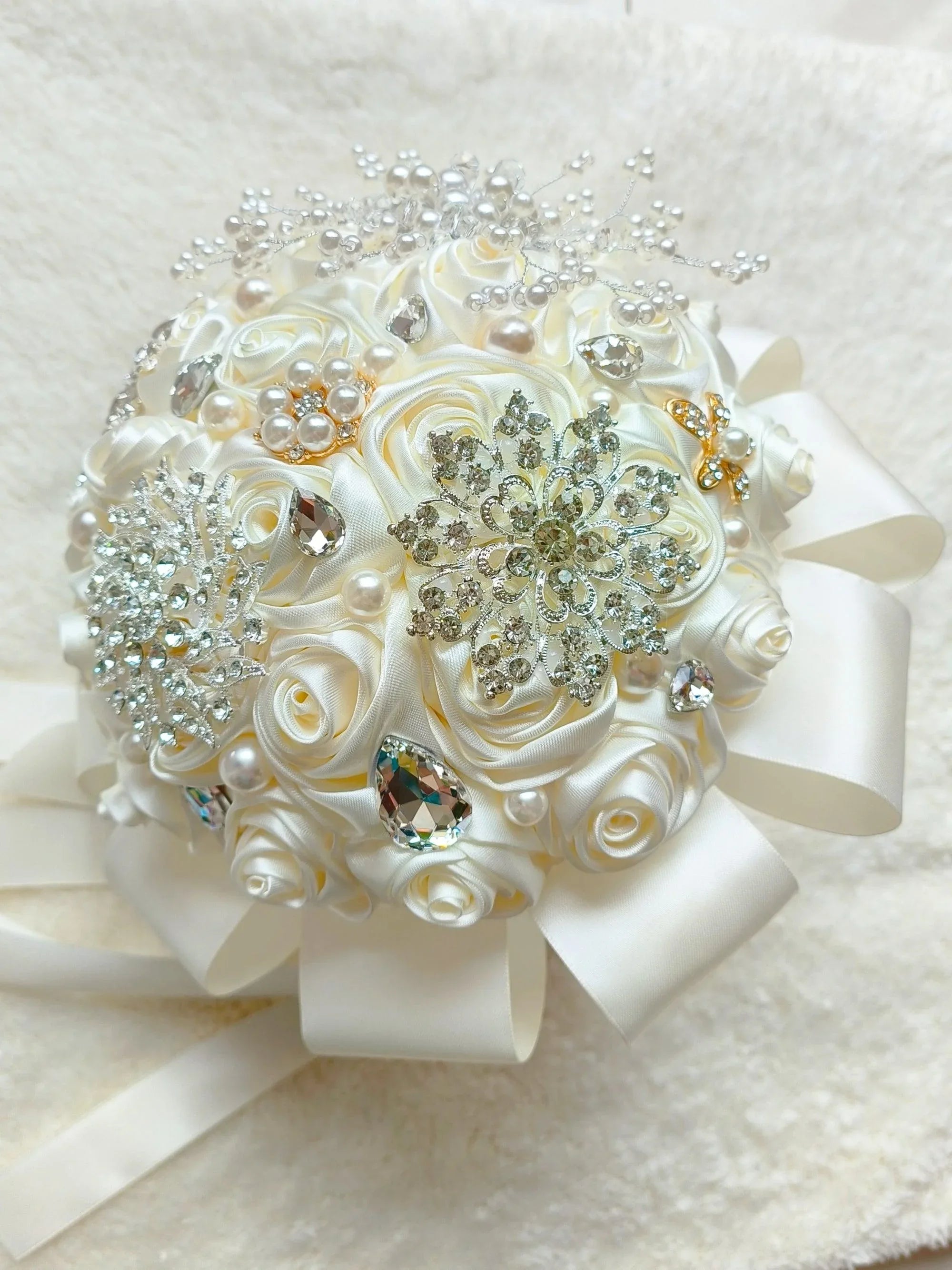 Wedding hand bouquet high class feeling bride gift for girlfriends simulation flowers - Uflower