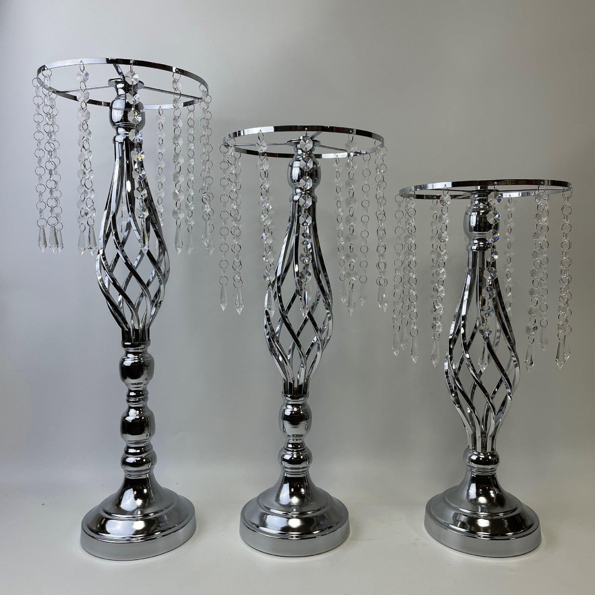 Metal Iron Art Crystal Acrylic Beaded Dining Table Decoration - Uflower