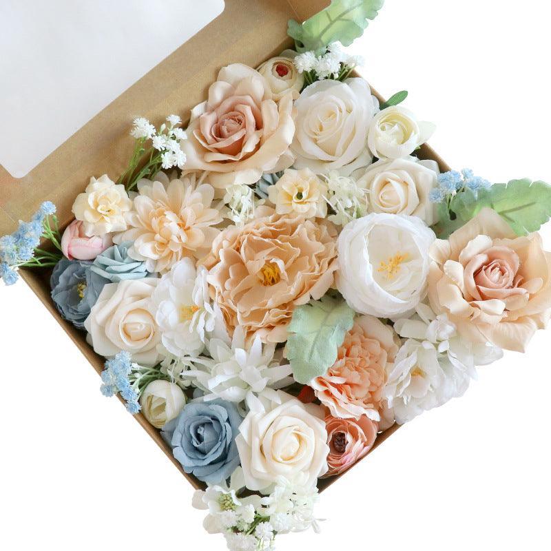Simulation Boxed Flowers Wedding Diy Bridal Bouquet Valentine's Day Gift - Uflower