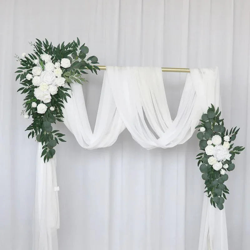 Simulation arch flower decoration outdoor wedding stage decoration wedding opening - Uflower