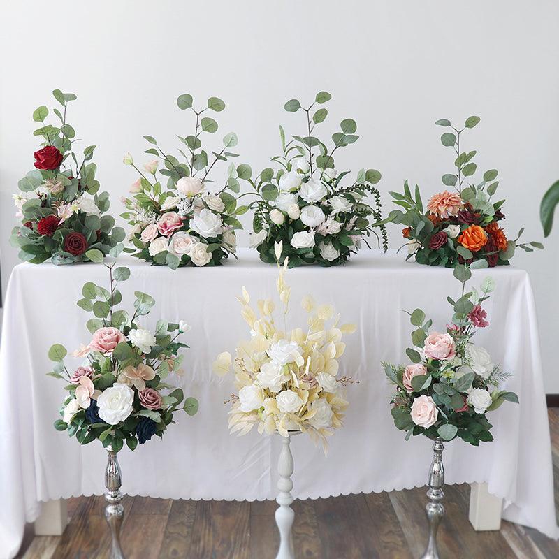 Simulated Flower Wedding Table Flower Road Guide Ground Flower Decoration Flower Ball - Uflower