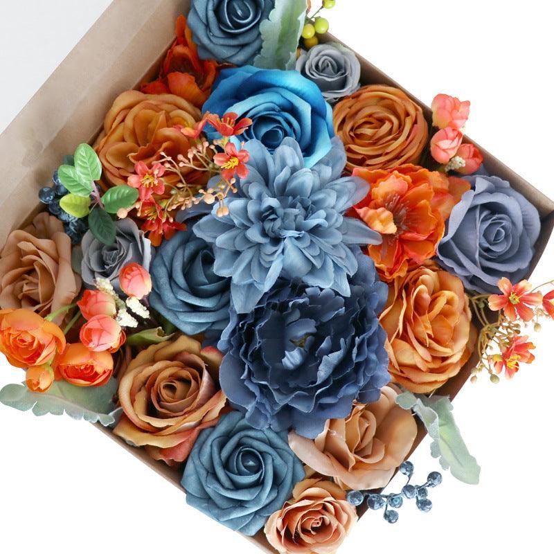 New European Style Boxed Flowers Wedding Birthday Party Simulation Gift Flower Boxes - Uflower