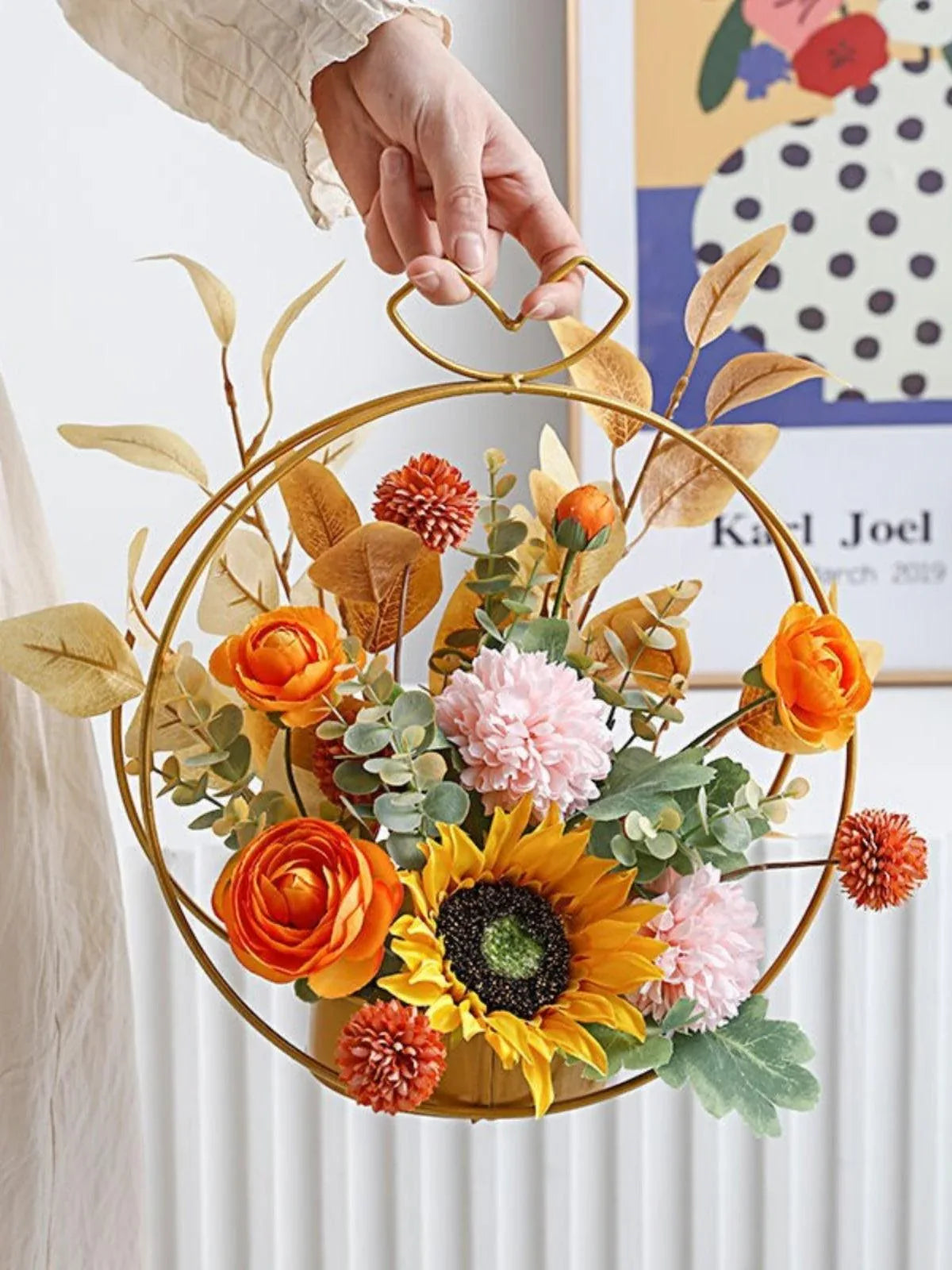 Light luxury high-grade simulation flowers fake flower arrangement living room table - Uflower