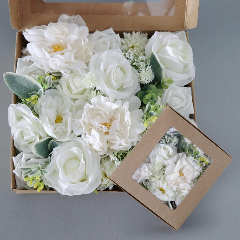 New Simulation Box Flower Valentine's Day Birthday Gift Box Spring Home DIY Bouquet - Uflower