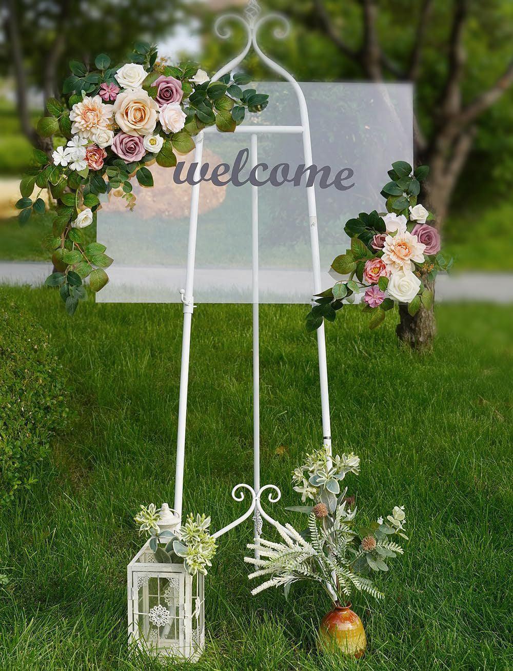 Arch artificial flower wedding welcome sign decoration - Uflower