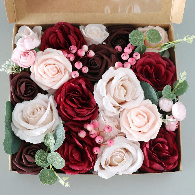 Simulation Rose Box Mother's Day Teacher's Day Gift Boxed Flowers Wedding - Uflower