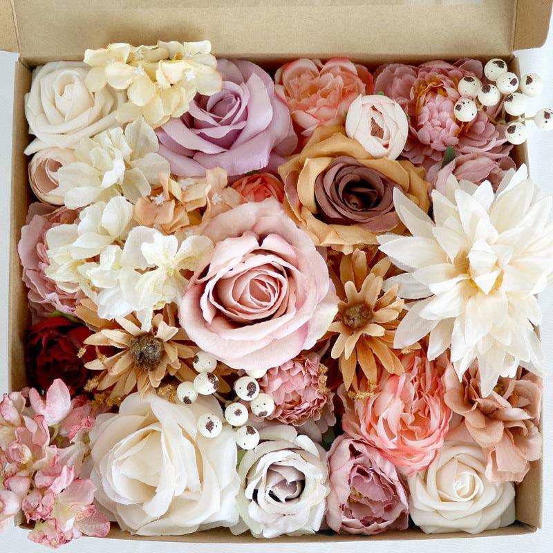 Simulation Boxed Flowers Proposal Birthday Party Gift Flower Box Wedding Diy Bride - Uflower