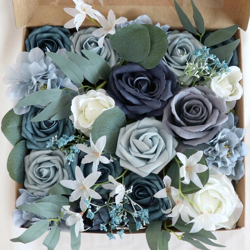 European Wedding Gift Boxed Flowers Simulation Flowers Gift Flower Box Wedding Birthday Party Handmade - Uflower