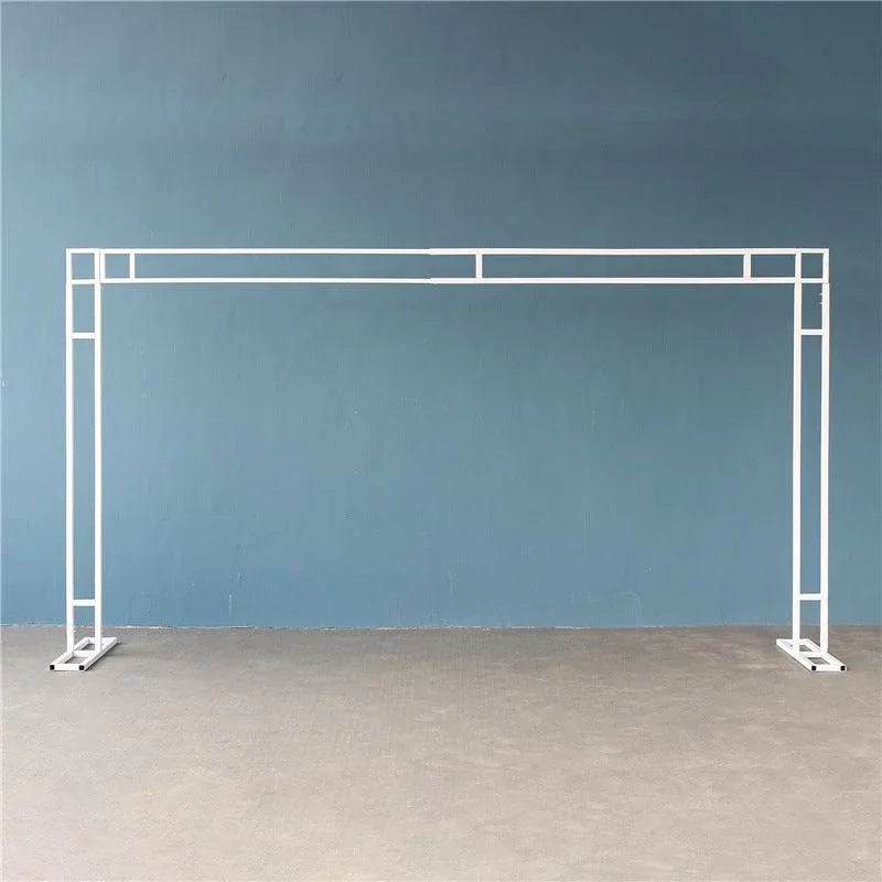 Electroplated Adjustable double ring Wedding Flower Stand - Uflower