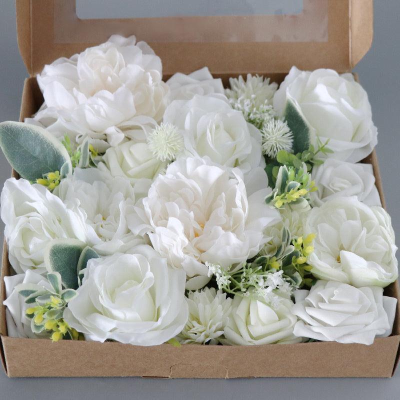 New Simulation Box Flower Valentine's Day Birthday Gift Box Spring Home DIY Bouquet - Uflower