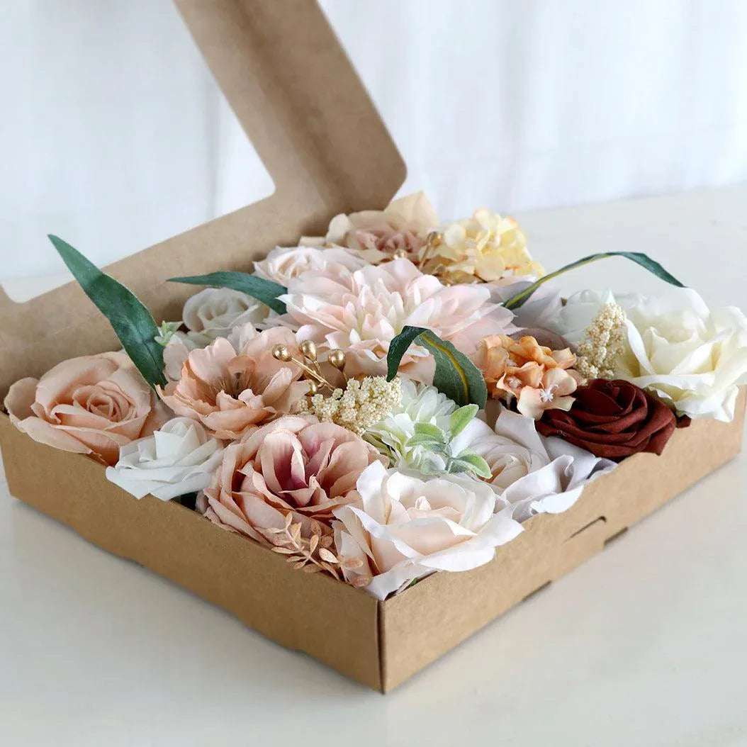 New simulation rose boxed flowers wedding birthday party companion gift flower box - Uflower