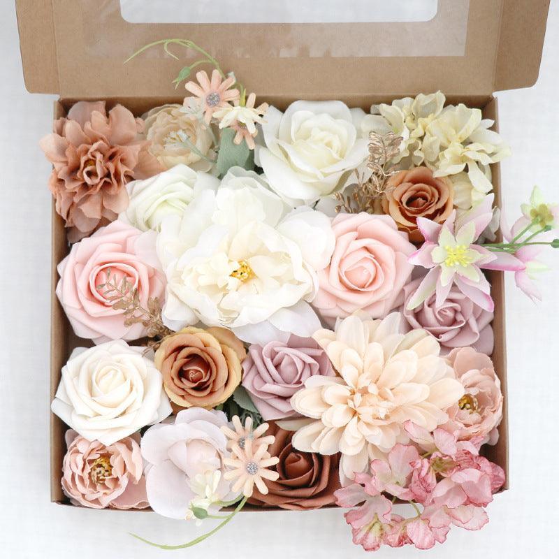 DIY Gift Boxed Simulation Flower Box Wedding Birthday Party Accompanying Gift Boxed Flowers - Uflower