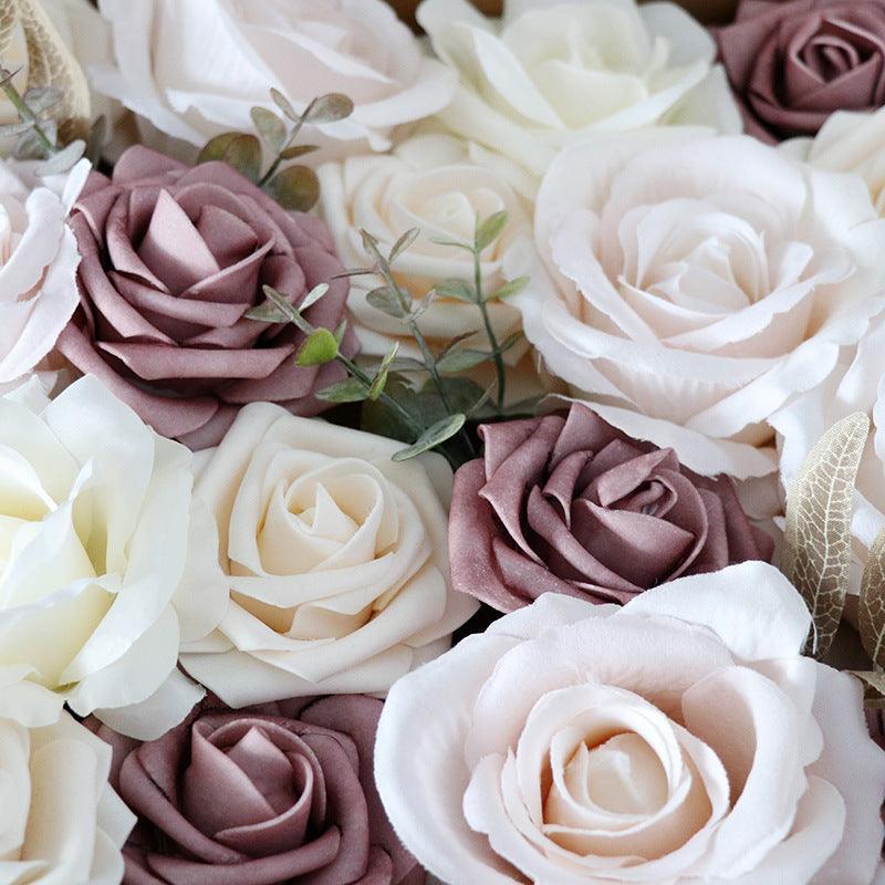 New simulation flower box Valentine's Day gift box flowers wedding bride hand bouquet DIY home bouquet - Uflower