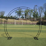 Gold plated iron double arch wedding props - Uflower