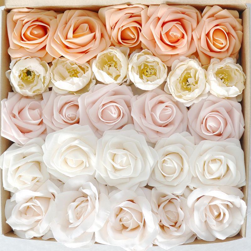 European wedding gift boxed flowers simulation rose box Valentine's Day birthday gift box flower wedding - Uflower