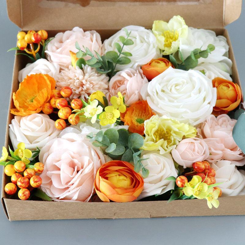 Simulation flower box wedding valentine's day hand bouquet gift box birthday teacher's day gift box - Uflower