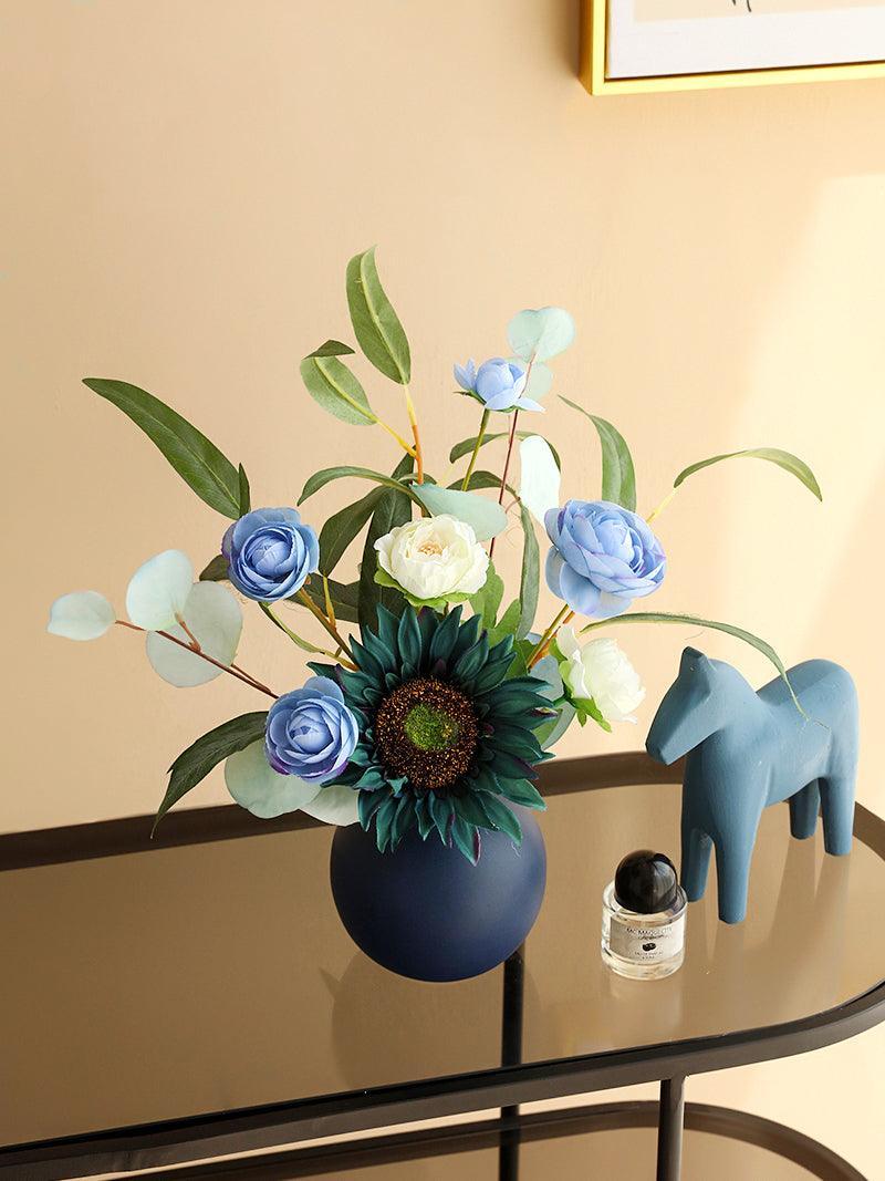 Scandinavian light luxury high-grade fake flowers simulation flowers living room furnishings - Uflower