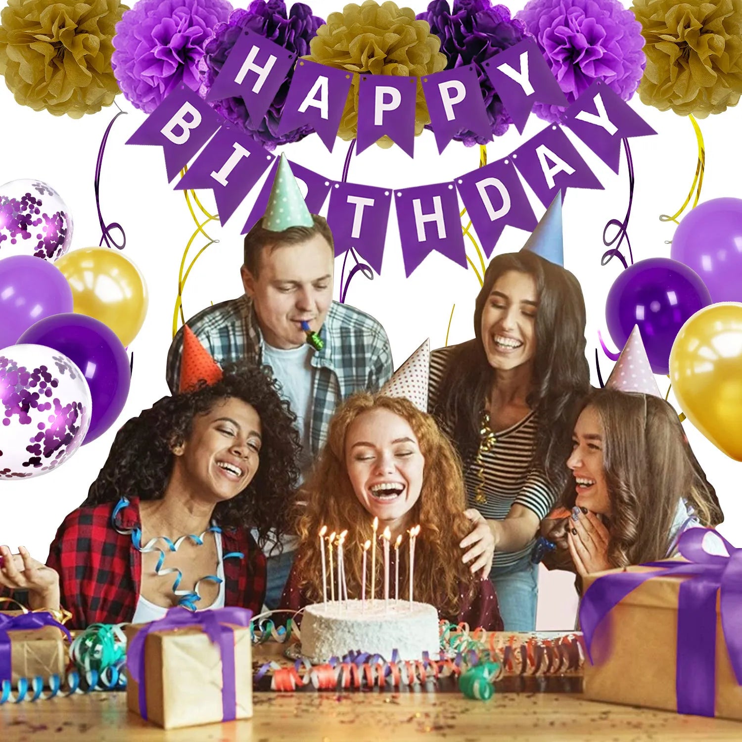 Uflower Birthday Party Balloon Set DD03199