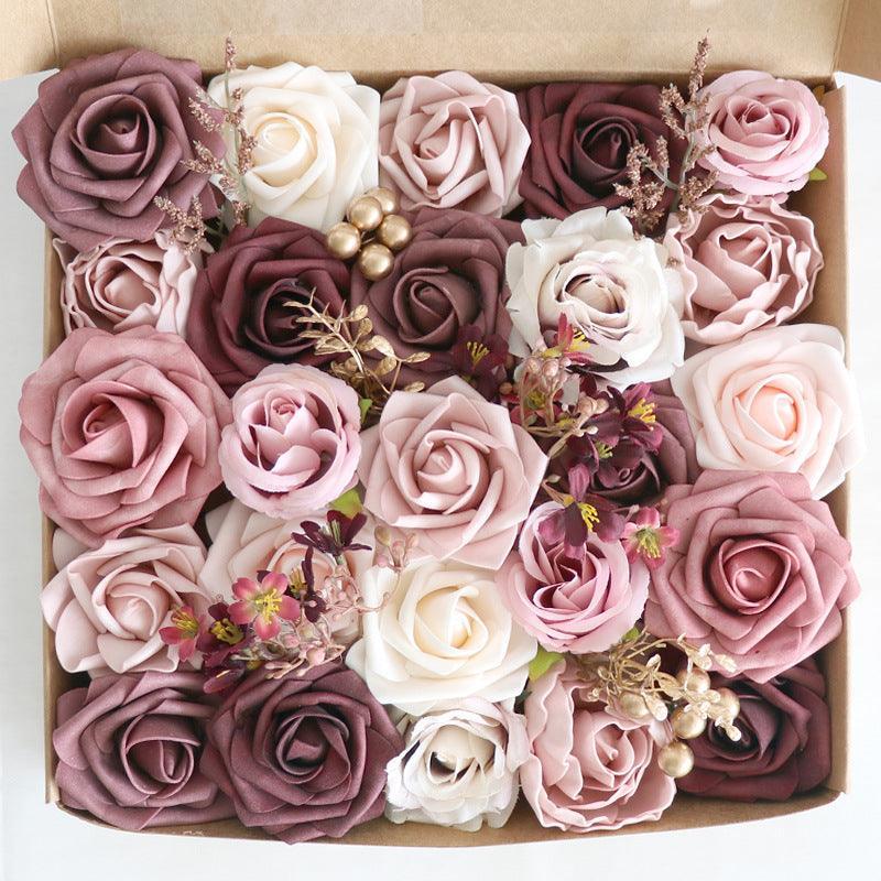 Wedding Diy Bridal Bouquet Simulation Flowers Boxed Flowers Proposal Birthday Party Gift - Uflower