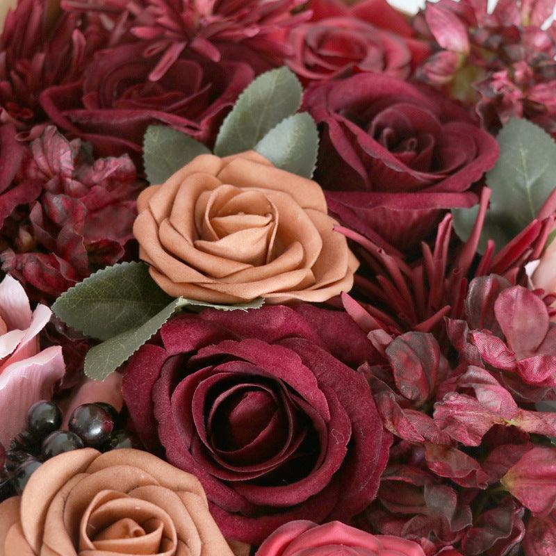 Simulation Boxed Flowers Proposal Birthday Party Gift Flower Box Bridal Bridesmaid Hand Bouquet - Uflower